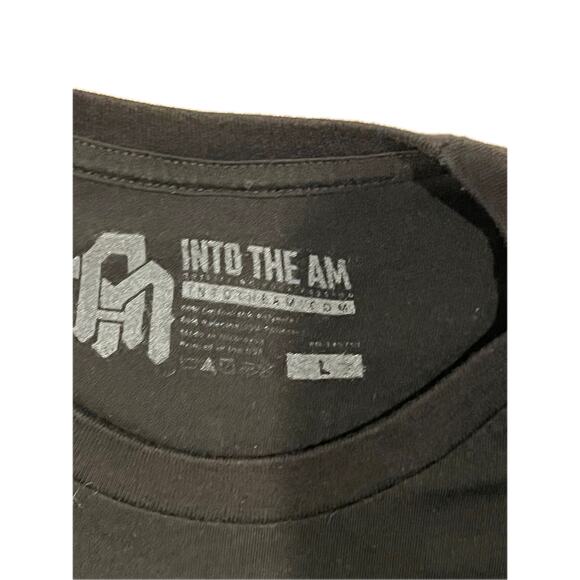 Into the AM Dripping Saturn Falling Spaceman T-Shirt Mens L - Picture 3 of 3